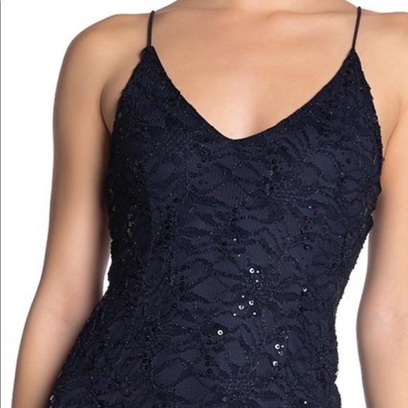 Love...Ady Sequin Lace Party Dress NWT - Picture 3 of 9
